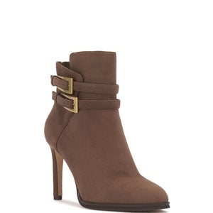 Vince Camuto Sahra Boots Womens US 9.5 Toasted Taupe Suede Ankle Bootie HAWK2045