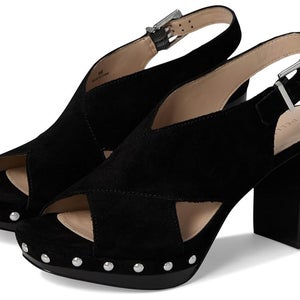 Pelle Moda Ambree Strappy Women's US 8.5 Black Leather Dress Sandals HAWK1874