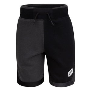 Jordan Jumpman Shorts Kids 4 Black Gray Cotton Blend Drawstring Waist JZZ371
