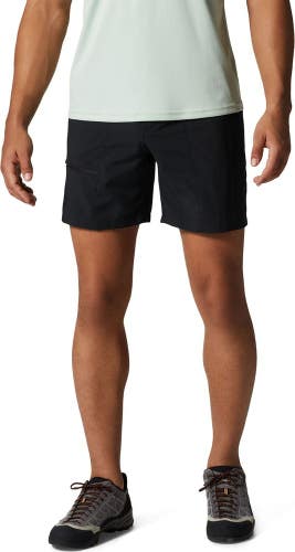 Mountain Hardwear Trail Sender Shorts Men 40 Black Stretch Hiking Camping JZZ349