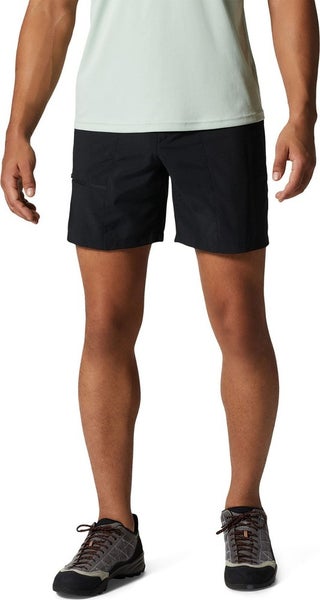Mountain Hardwear Trail Sender Shorts Men 40 Black Stretch Hiking Camping JZZ349