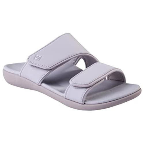 Spenco Kholo Nuevo SP1064 Slide Women's US 9.5 Gray Adjustable Sandals JZZ649