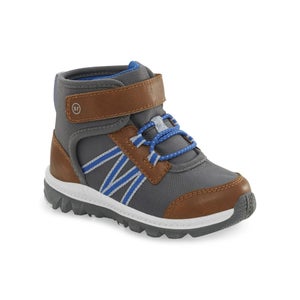 Stride Rite 360 Freya KB027702 Boots Kids US 9 Gray Brown Ankle Strap JZZ615