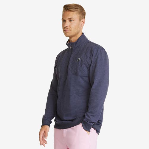 Puma x Arnold Palmer Cloudspun Castle Sweater Men M Navy Quarter Zip Golf JZZ427