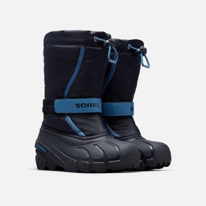 Sorel Flurry 1855252-464 Children 11 Collegiate Navy Mid-Calf Snow Boots JZZ338