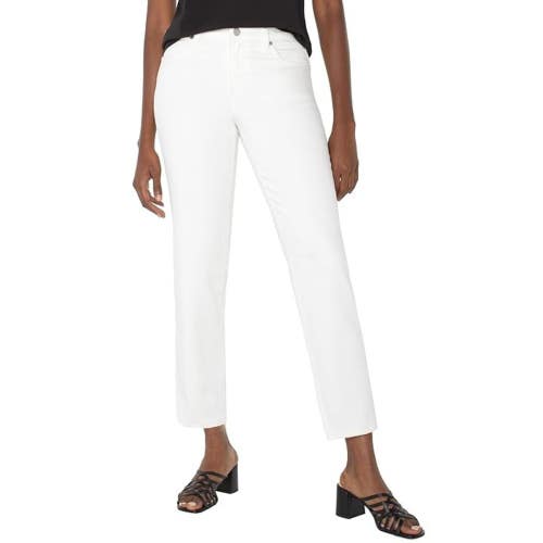 Liverpool Los Angeles Liv Jeans Women's 10/30 White Denim Relaxed Skinny GBO1936