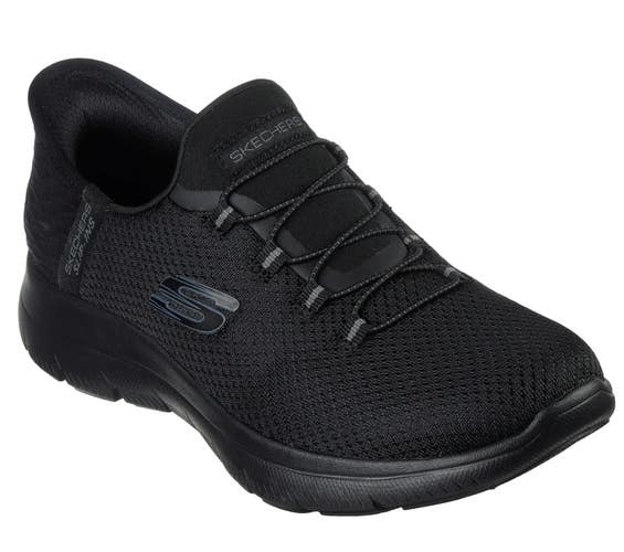Skechers Summits Diamond Dream 150123-BBK Womens 8.5 Black Slip-ins Shoes VER866