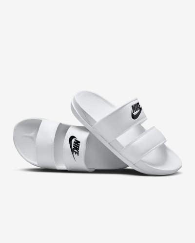 Nike Offcourt Duo DC0496-100 Sandals Women's US 9 White Slip On Slide JAX803