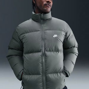 Nike Sportswear Club IB2975-068 Puffer Jacket Men's Iron Gray Long Sleeve JAX805