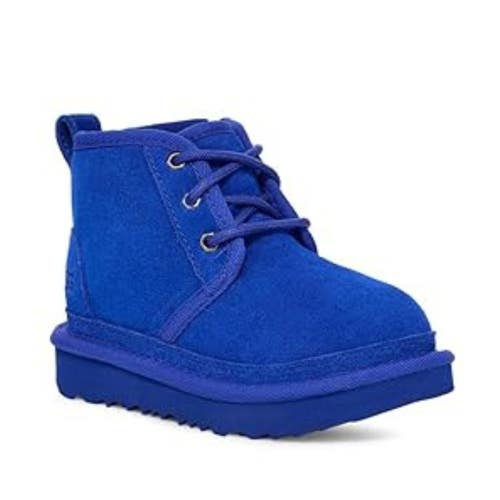UGG Neumel II 1017320T-420 Youth US 6 Boots Blue Sheepskin Chukka Boots RHS6997