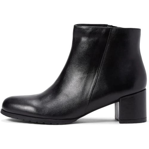 Naturalizer Bay H8064L2001 Bootie Womens US 7.5 Black Leather Ankle Boot RHS7045