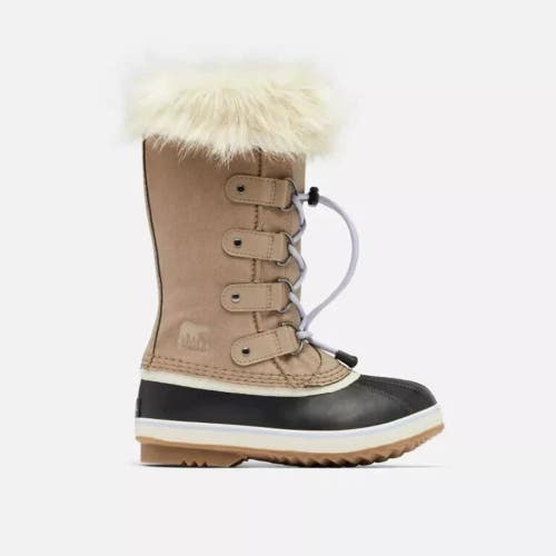 Sorel Joan of Arctic NY1966-264 Kids US 7 Omega Taupe Suede Winter Boots RHS7043