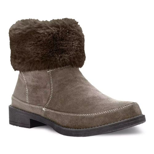 Propet Tabitha Bootie Women's US 9.5 Brown Faux Fur Collar Ankle Boots RHS7025
