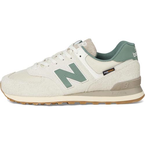 New Balance 574 U574GDG Sneakers Men's 6.5 Calcium Suede Lifestyle Shoes RHS6994