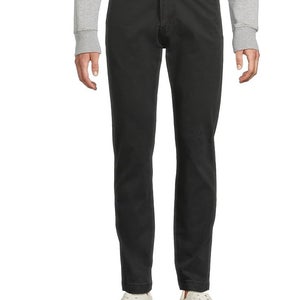 Levi's Men's Xx Chino Standard Pants Mens 36x34 Black Taper Fit Stretch GBO2008