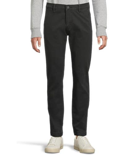 Levi's Men's Xx Chino Standard Pants Mens 36x34 Black Taper Fit Stretch GBO2008