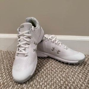 White Unisex Size M 7.5 (W 8.5) Adult Under Armour Shoes (New)