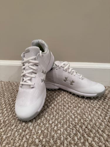 White Unisex Size M 7.5 (W 8.5) Adult Under Armour Shoes (New)