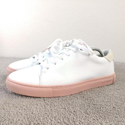 Ted Baker London Darrall Sneakers Mens Size 10 Shoes White Leather Lace Up