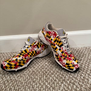 Maryland Flag Dry Turf Size M 7.0 (W 8.0) Adult Under Armour (Gently Used)