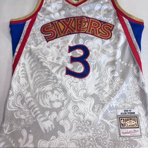 Philadelphia 76ers Allen Iverson Hardwood Classics Lunar New Year Mitchell & Ness Jersey (like new)