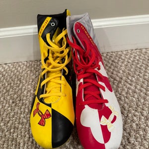 UMD UA Highlight MD Flag Size M 7.0 (W 8.0) Adult Under Armour Molded Cleats (New)