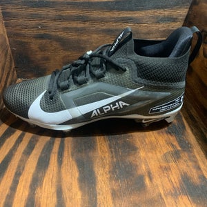 Nike Alpha Menace Elite 4 Men's 13.5 Black Detachable Football Cleats HF4550-001