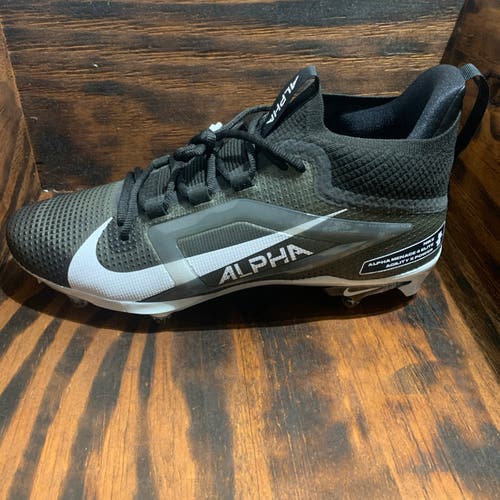 Nike Alpha Menace Elite 4 Men's 13.5 Black Detachable Football Cleats HF4550-001