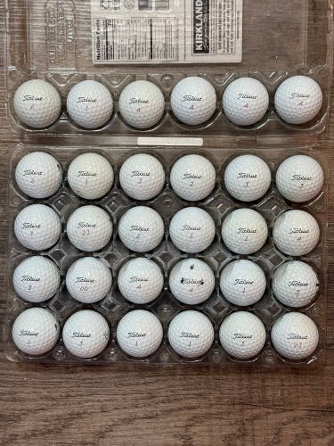 30 Titleist Pro V1x Golf Balls - 4A Near-Mint Condition Only