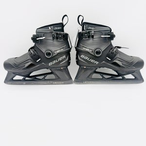 New Custom Black Bauer KONEKT 2 Goalie Skates-7-LS Pulse Ti