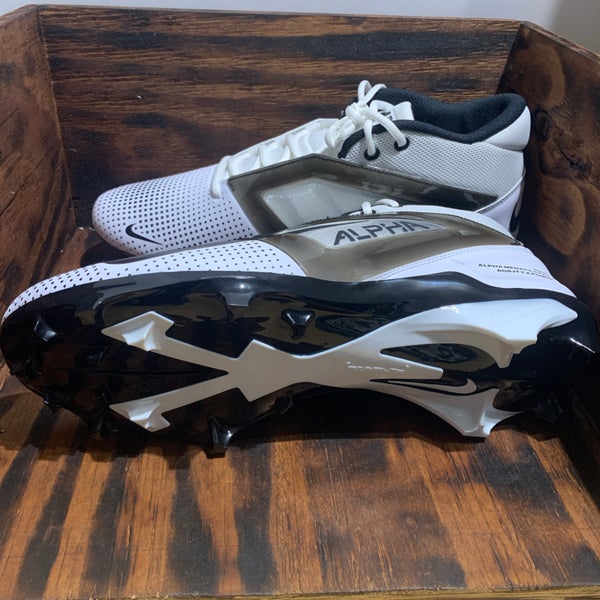 Nike Air Alpha Menace 4 Pro Football Cleats Size 16 Black  display picture 2