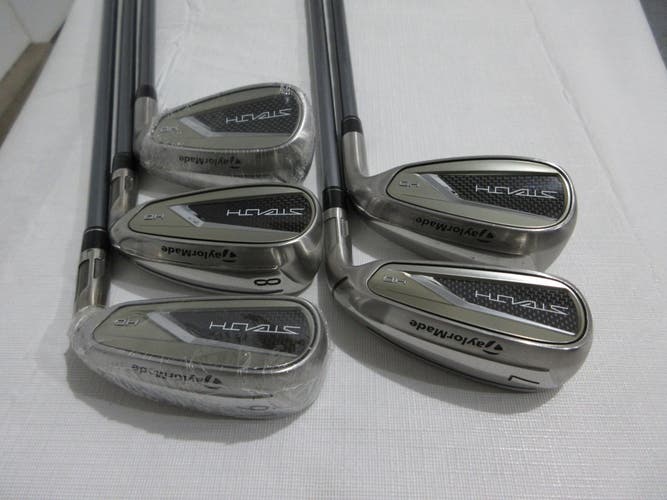 TaylorMade Stealth HD Iron Set - 6-PW - Regular Flex Graphite - MINT/NEW