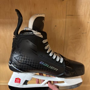 2024 Bauer Supreme Shadow Hockey Skates Extra Wide Width Pro Stock 9 (New)