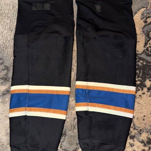 Used Washington Capitals Black Jerseys Pro Stock Hockey Socks NHL XL #27