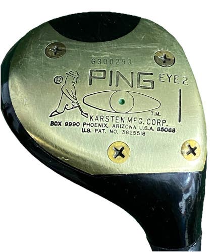 Ping Eye2 Karsten Driver Green Dot 2* Up RH ZZ Lite Stiff Steel 43" Wrap Grip HC