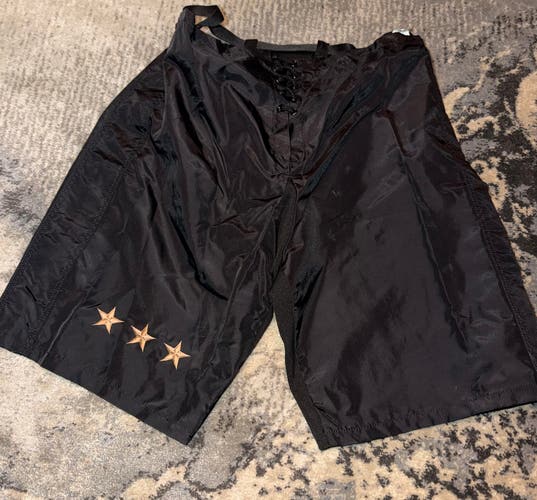 Size Medium Pro Stock Washington Capitals Reverse Retro CCM PP10 Girdle/Pant Shell Black #23