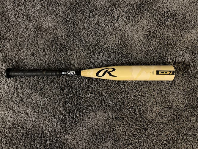 2025 Rawlings Icon USABat Certified Bat (-8) 21 oz 29" (Used)