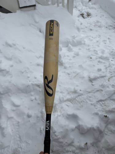 2025 Rawlings Icon USABat Certified Bat (-3) 23 oz 31" (Used)