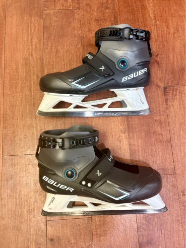 2025 Bauer Konekt HF3 Hockey Goalie Skates Size 12 Senior - SAM Profile (Used 3 Months)