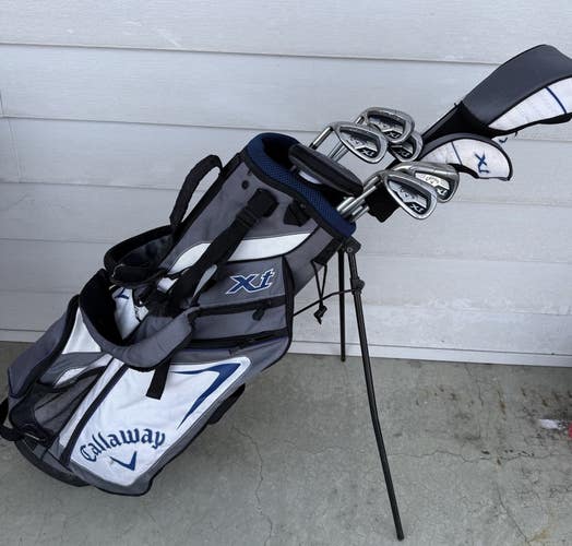Callaway Junior XT 9 Club Golf Club Set Driver Wood Irons Putter 63-69" Tall