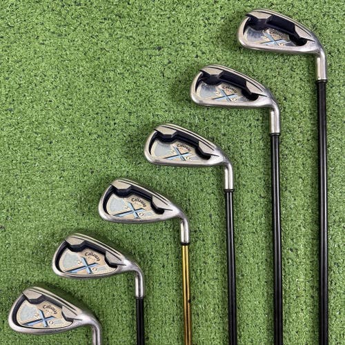 READ Callaway X20 Iron Set 5-PW Ladies Womens Flex Graphite