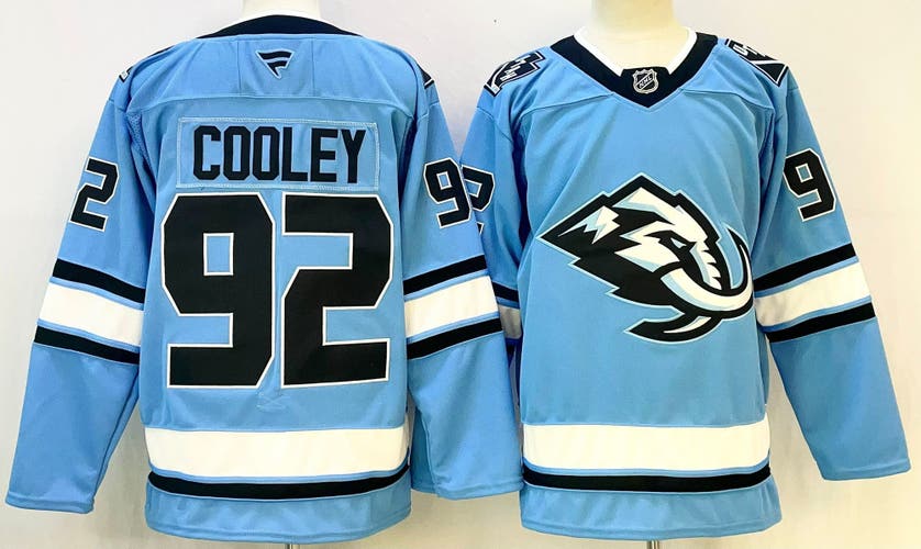 Mens Logan Cooley Blue Stitched Jersey
