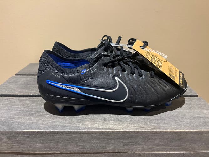 Nike Tiempo Legend 10 Elite FG Soccer Cleats Black Pack SzM6.5/W8 DV4328040 NWOB