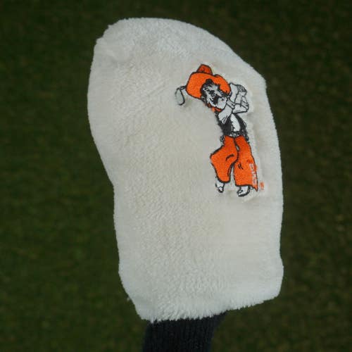 Vintage Ping Swinging Pete Fairway Wood Headcover Rare Fluffy Oklahoma State