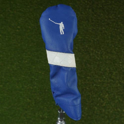 Winston Collection The Farms Blue Leather Hybrid Headcover Alligator Patchwork!!
