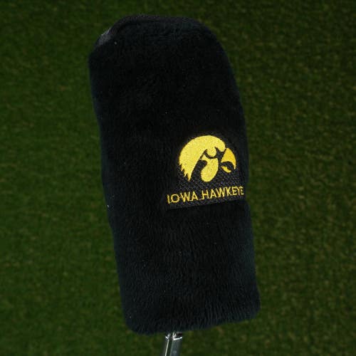 Iowa Hawkeyes 3 Fairway Wood 3W Headcover Fluffy University Of Iowa ! Vintage!
