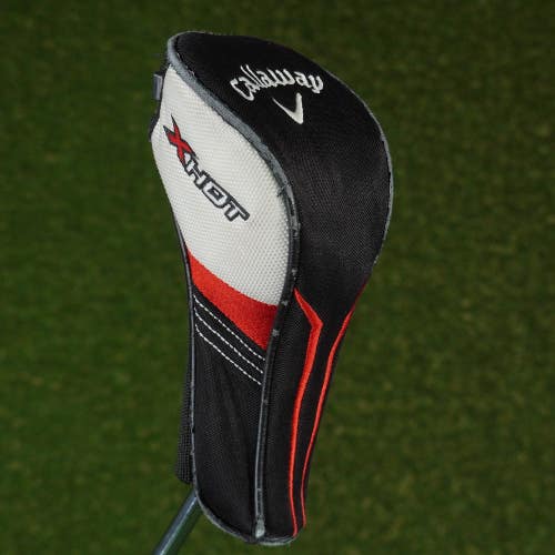 Callaway X Hot Hybrid Headcover Black / White / Red ~ Look!!