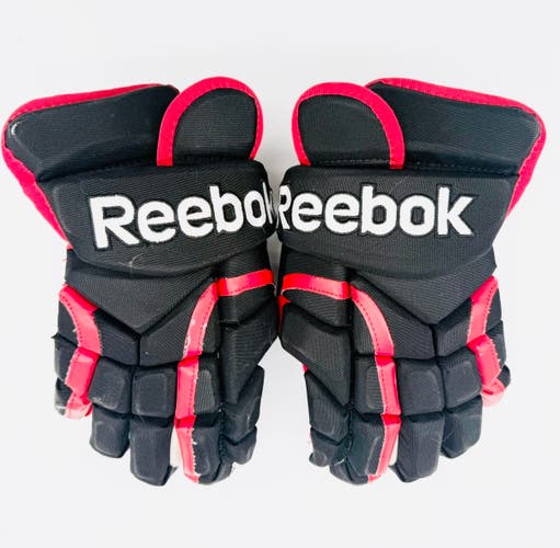 Custom NHL Pro Stock Reebok 10k Hockey Gloves-14"-Single Layer Palms-Cut Thumbs