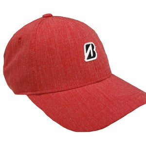 NEW Bridgestone Golf Mini Patch Red Adjustable Golf Hat/Cap