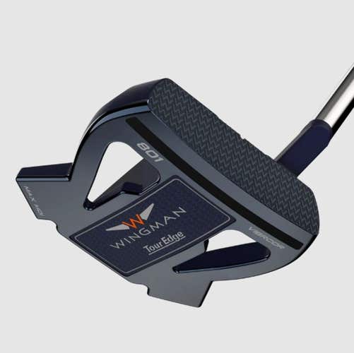 Tour Edge Wingman 801 Putter (Mallet, Slant Neck) Milled Golf Club 2025 NEW